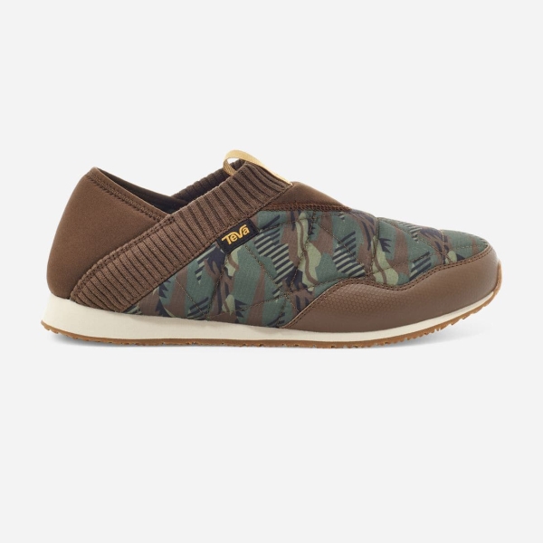 Hungary Teva Ember Moc Canyon - Férfi Slip On Zöld / Barna - 158-MLEDR